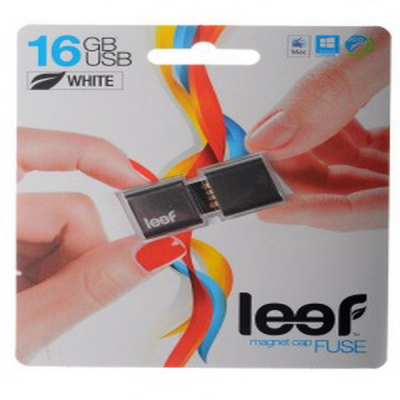 Память USB 2.0 Leef 16Gb Men`s Day FuseCharcoal Matte/White магнитный тёмно-серый/белый