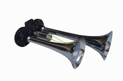 Сигнал звуковой N088 (1008) 2-х дудочный электрический, хром 24V