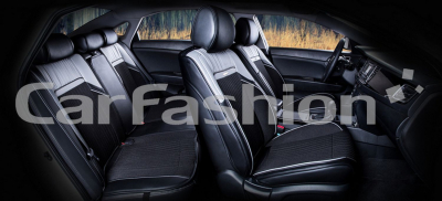 Комплект Накидок Carfashion "ARSENAL PLUS" серый/черный купить в Тюмени