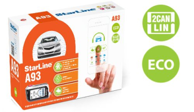 Автосигнализация StarLine A93 2CAN+2LIN GSM ECO V2 купить в Тюмени