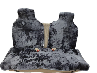 Накидка на сиденье авто, мутон (Графит) задняя купить в Тюмени